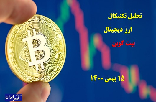 تکنیکال جفت ارز BTCUSDT امروز 15 بهمن 1400