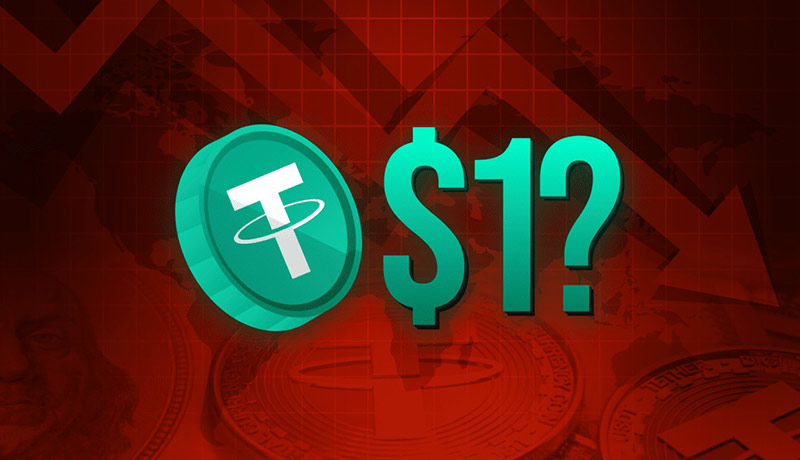 tether loses peg
