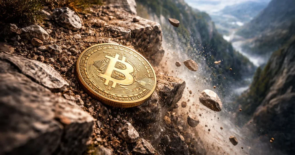 bitcoin cliff
